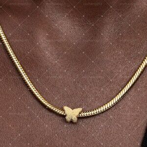 Pandora Textured Butterfly Mini Charm